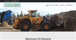 Desktop Screenshot of gidmarksbetong.se